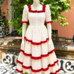 Sarodiya – Kurti in Off White, front view | Tilattama
