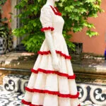 Sarodiya – Kurti in Off White, side view | Tilattama