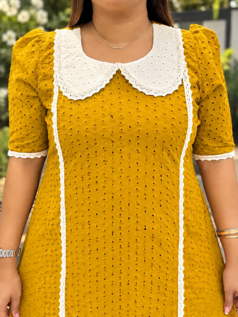 Hakoba Baby Collar Dress