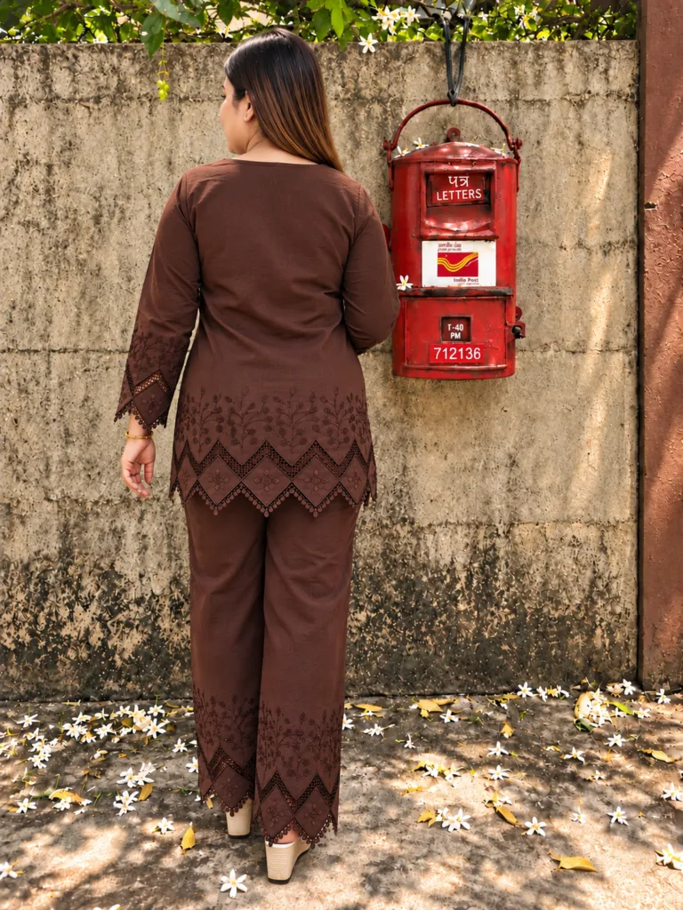 Hakoba Daman Co-ord Set