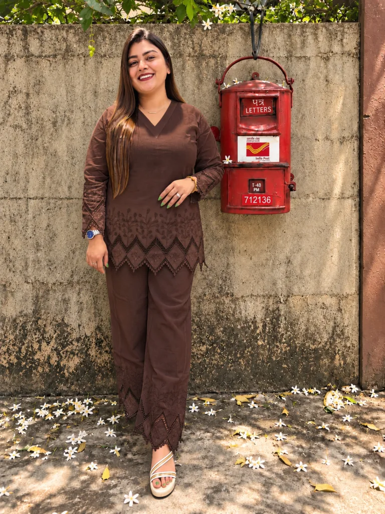 Hakoba Daman Co-ord Set