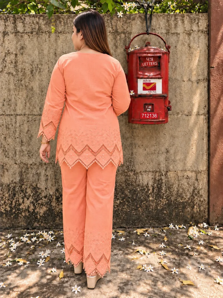 Hakoba Daman Co-ord Set