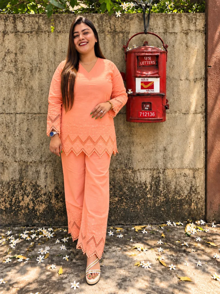 Hakoba Daman Co-ord Set