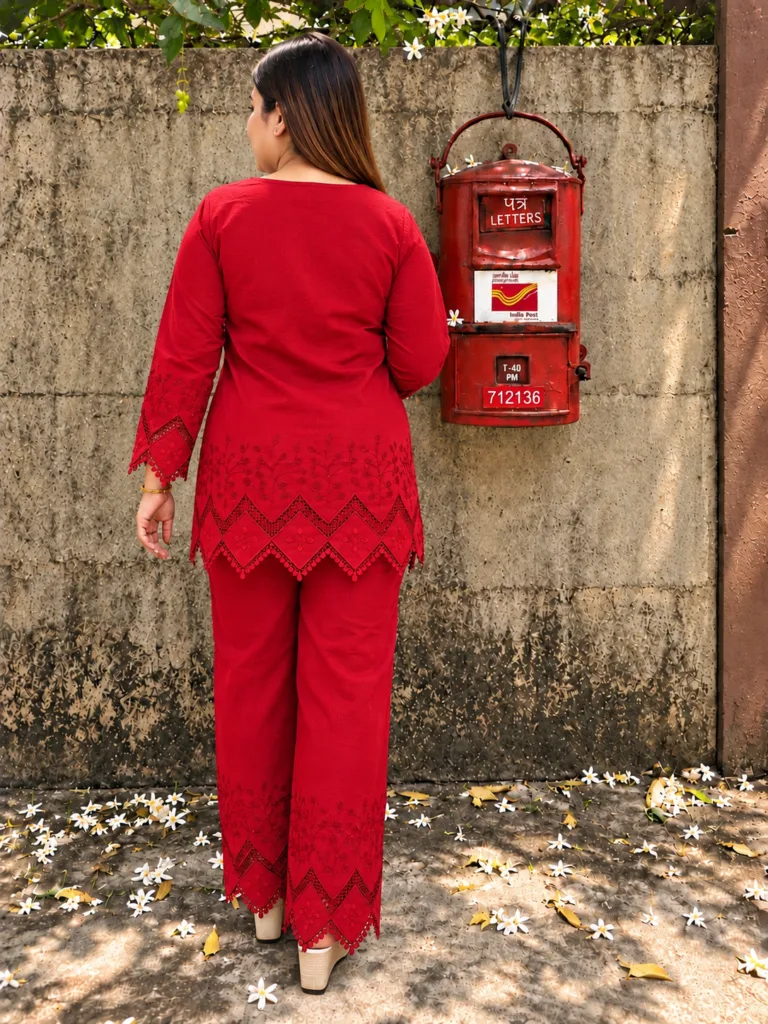 Hakoba Daman Co-ord Set
