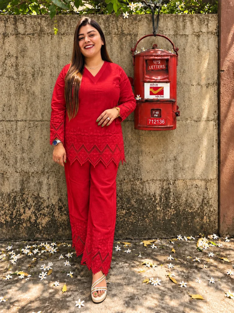 Hakoba Daman Co-ord Set