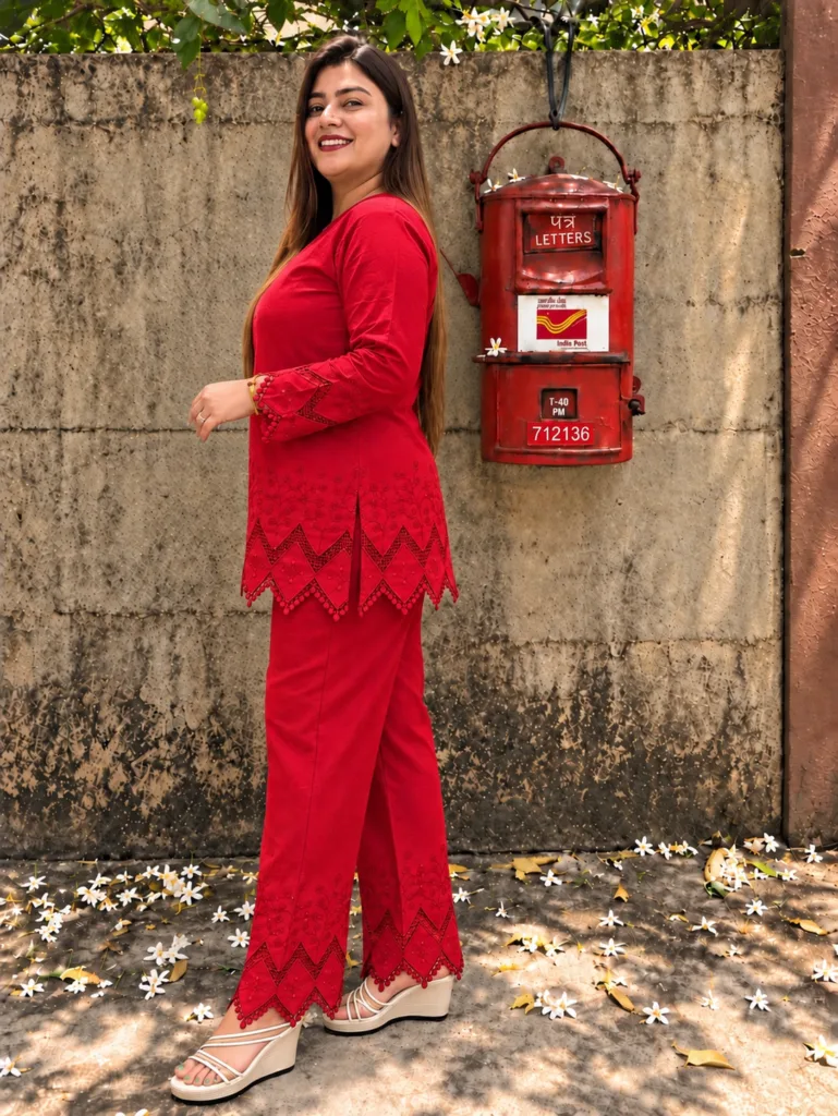 Hakoba Daman Co-ord Set