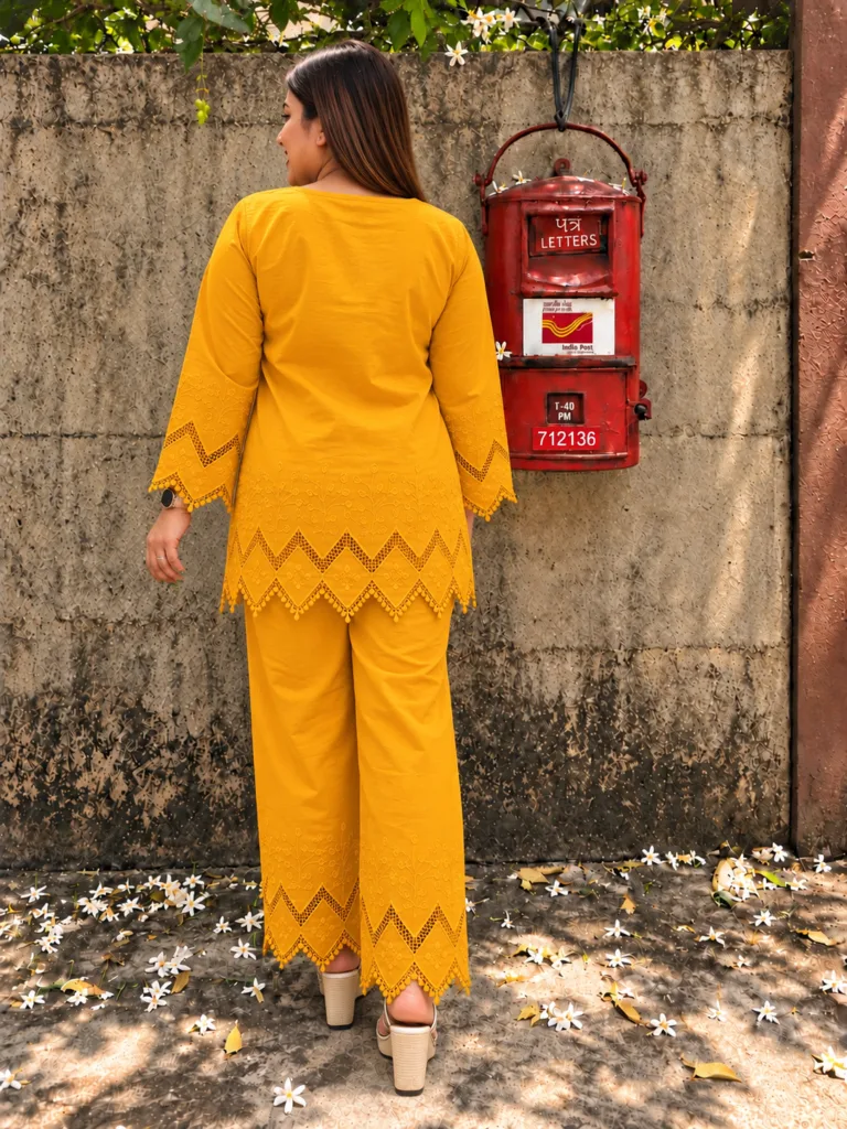 Hakoba Daman Co-ord Set