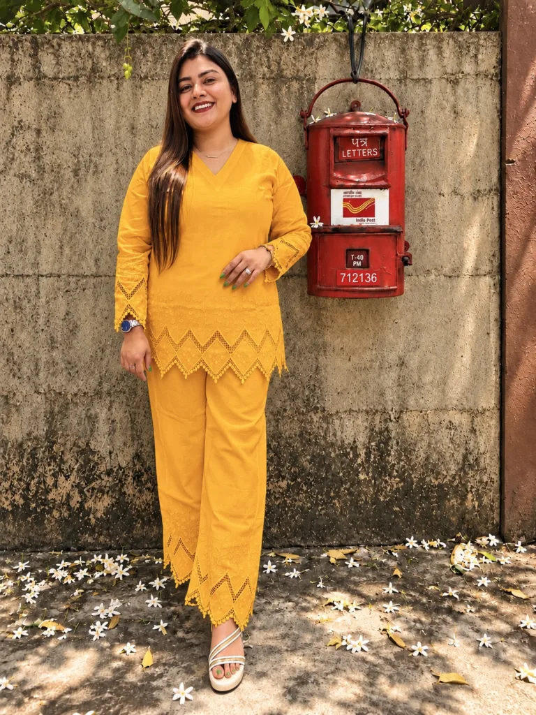 Hakoba Daman Co-ord Set