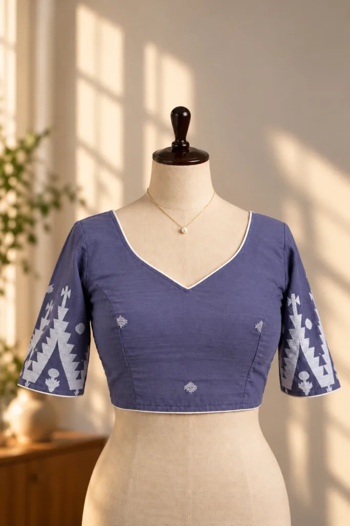 Temple Weaved Jamdani
