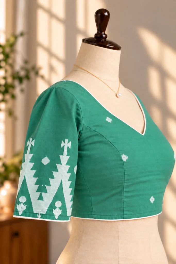 Temple Weaved Jamdani