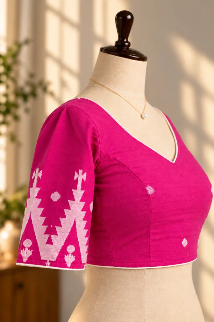 Temple Weaved Jamdani